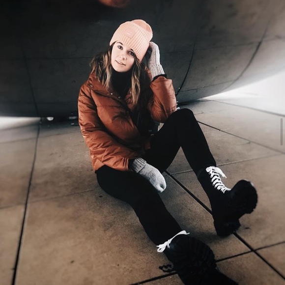 bagatelle leather puffer